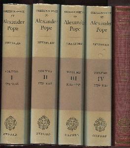 The Correspondence of Alexander Pope. Five Volumes.