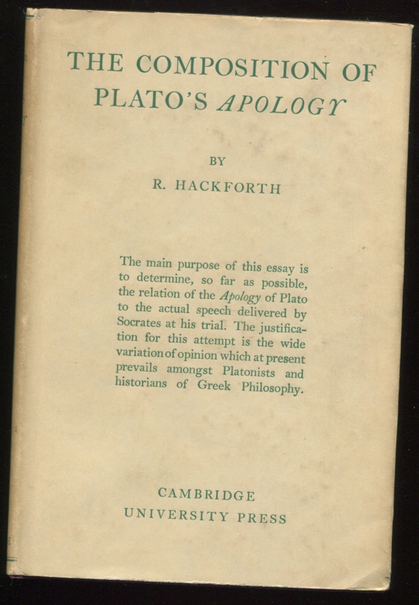 The Composition of Plato's Apology.